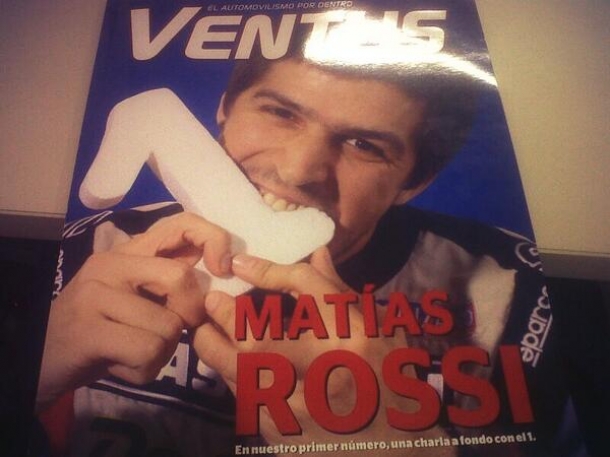 Matías Rossi subió a su cuenta de Twitter su imagen en la tapa de Ventus.