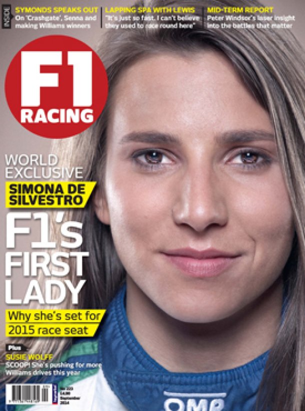 De Silvestro en la tapa de F1 Racing