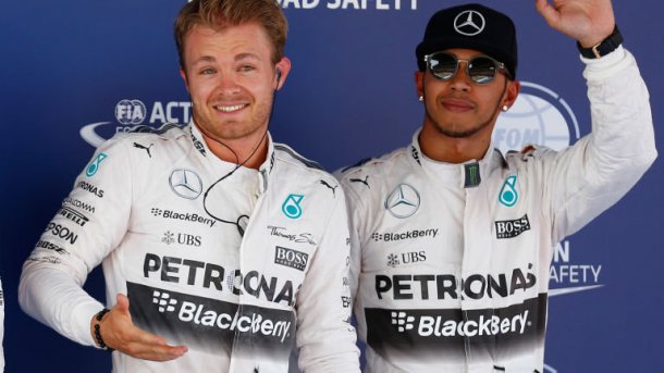 Rosberg y Hamilton van por todo.