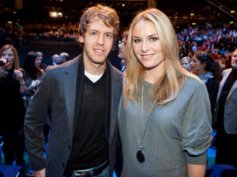 Sebastian Vettel y su novia Hanna Parter.