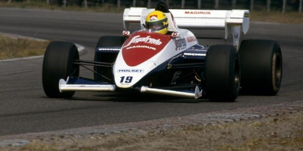 Senna y su Toleman. 