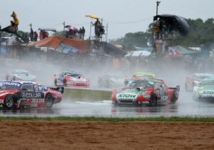 La lluvia, una complicación. 