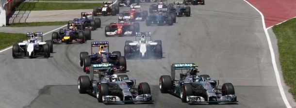 Aquí, los dos pilotos que dominan lo que va del certamen: Hamilton y Rosberg