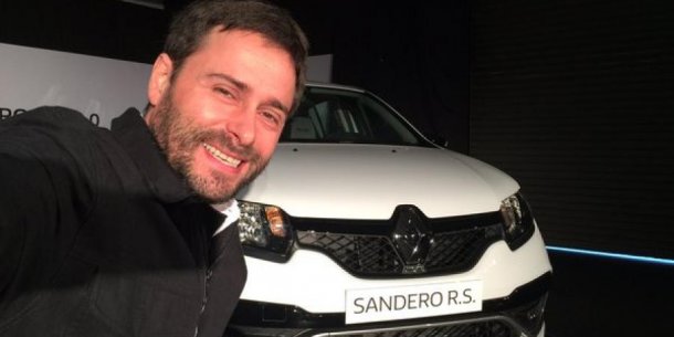 Ledesma, feliz con el nuevo modelo de Renault