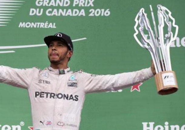 Hamilton repitió en Canadá.