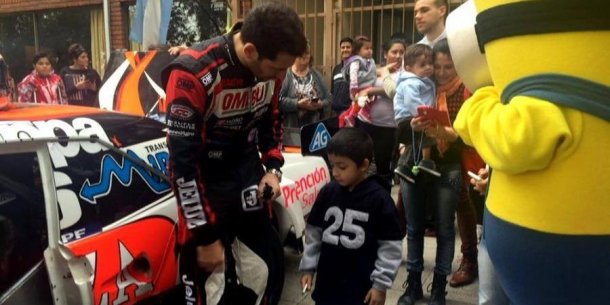 Ardusso estuvo con los mas chicos