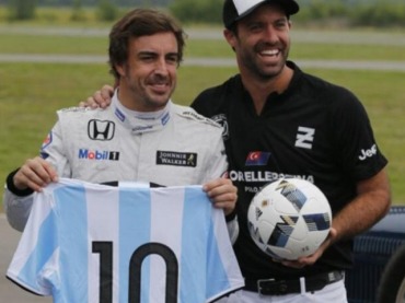 ALONSO VISITÓ ARGENTINA