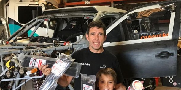 El "Pato" Silva esta esperanzado para este Dakar