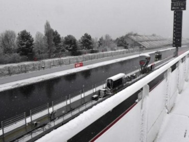 LA NIEVE EN COMPLICÓ LA ACTIVIDAD EN MONTMELÓ