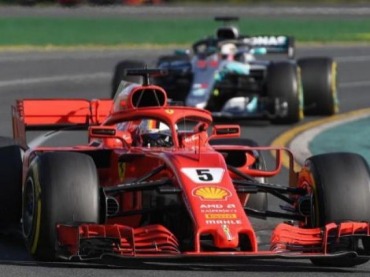 VETTEL PISA FUERTE EN AUSTRALIA