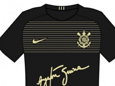 AYRTON SENNA EN LA CAMISETA DEL CORINTHIANS