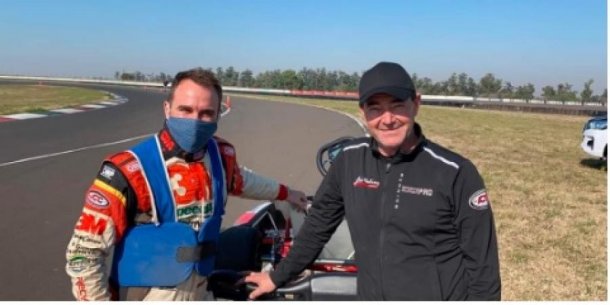 Mariano Werner se encontro en el autodromo de Parana con Omar Martinez 