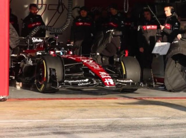 ALFA ROMEO SALIÓ A  PISTA