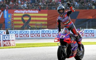 JORGE MARTÍN SE CORONÓ CAMPEÓN DEL MOTOGP