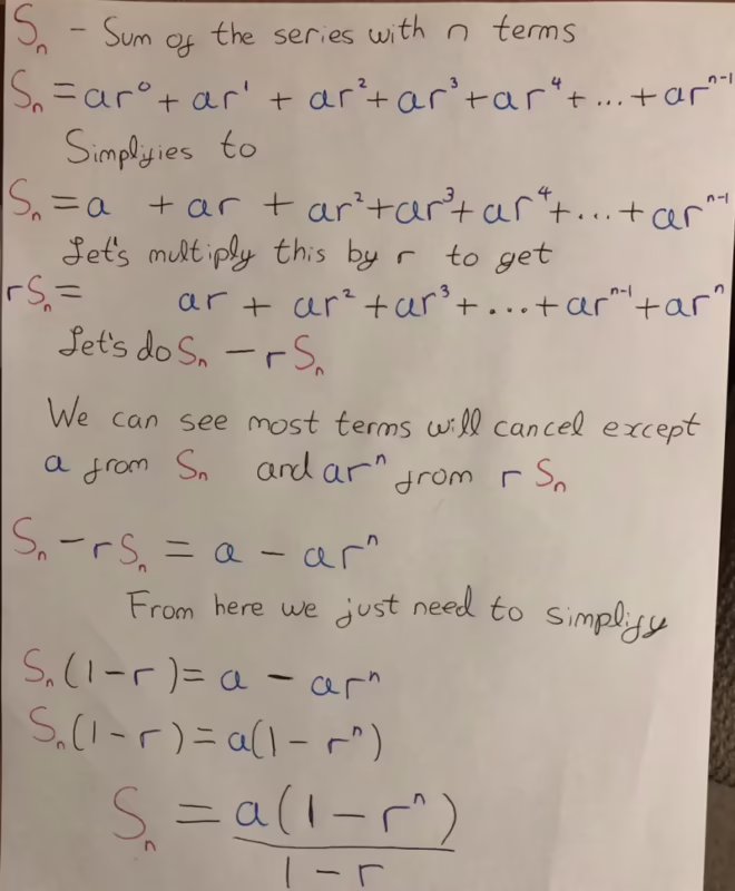 What sequence is 1, 2, 4, 8, 16, 32, 64?