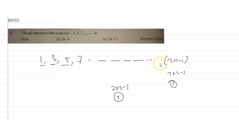 How to find a formula for a sequence?