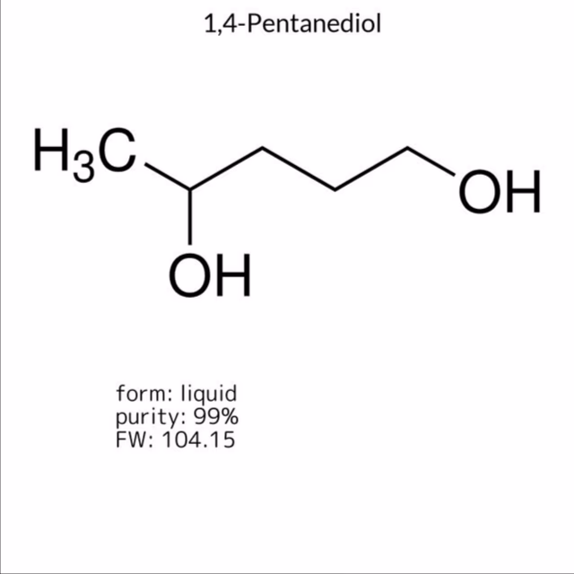 What is the formula for pentane 1 4-diol?