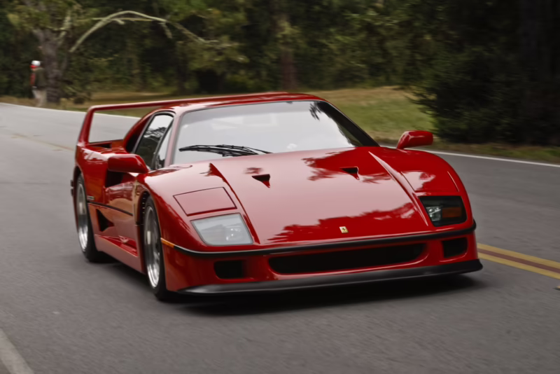 How much is a 1990 Ferrari F40 worth?