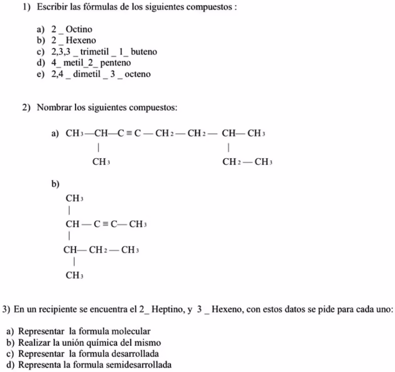¿Cuál es la fórmula molecular del 2,3,3 trimetil 1 buteno?