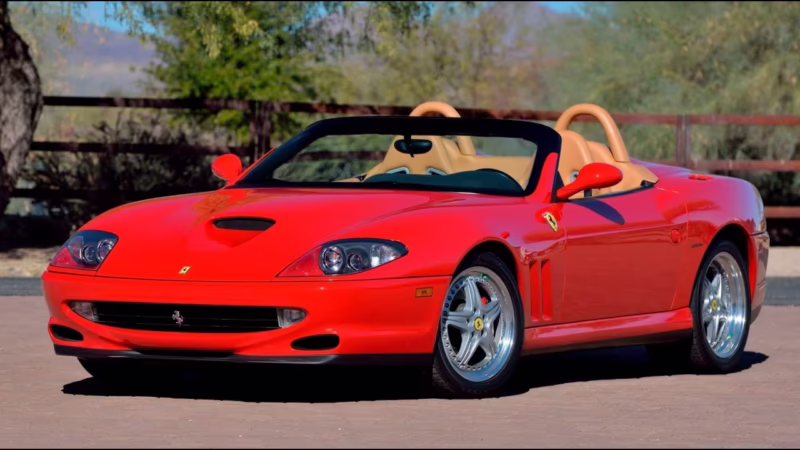 How much is a 2001 Ferrari 550 Barchetta Pininfarina?