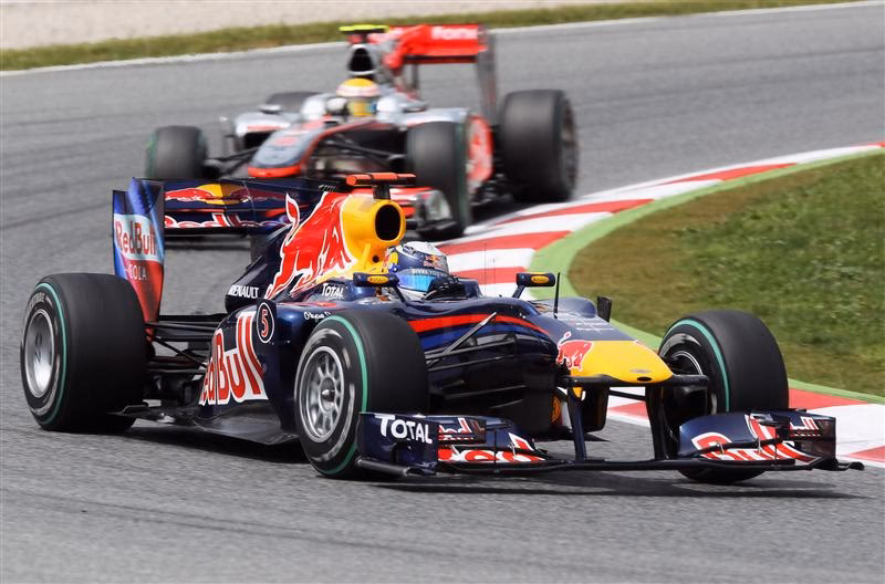 Who won the 2010 F1 race?