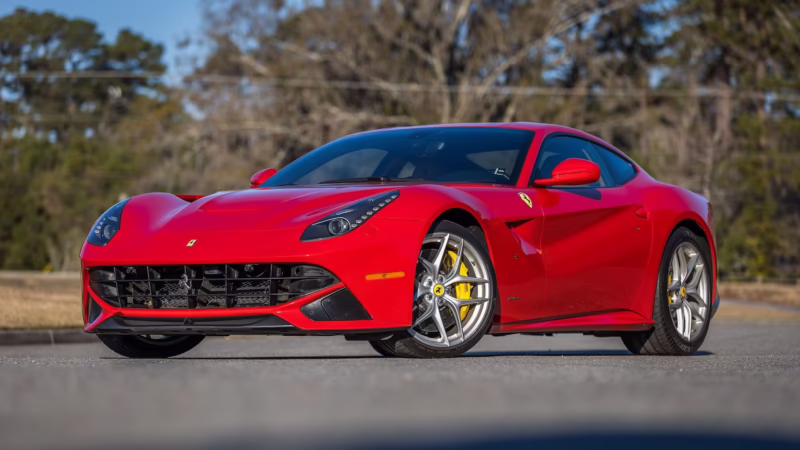 How much horsepower does a 2014 Ferrari F12 have?