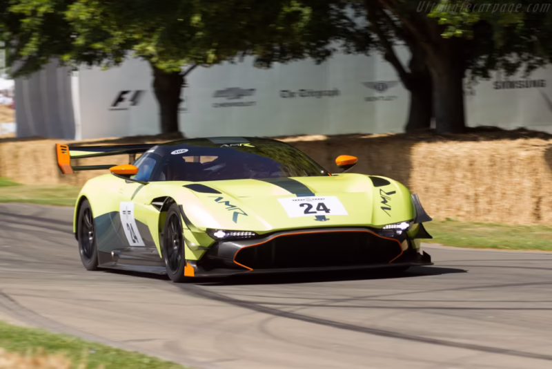 What is the top speed of the Aston Martin Vulcan AMR Pro?