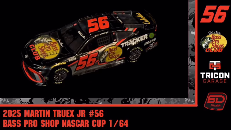 Who drives the 56 car in NASCAR?