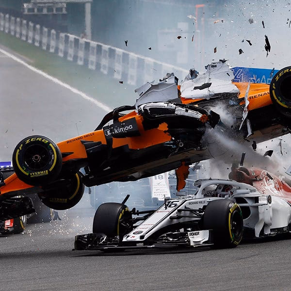 ¿Por qué se estrelló Alonso?