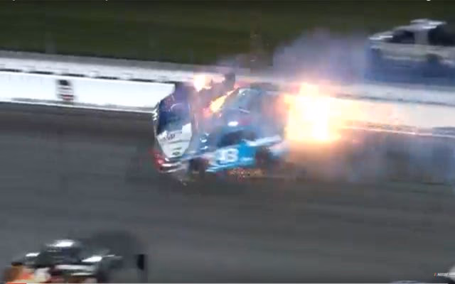 When did Aric Almirola break his back?