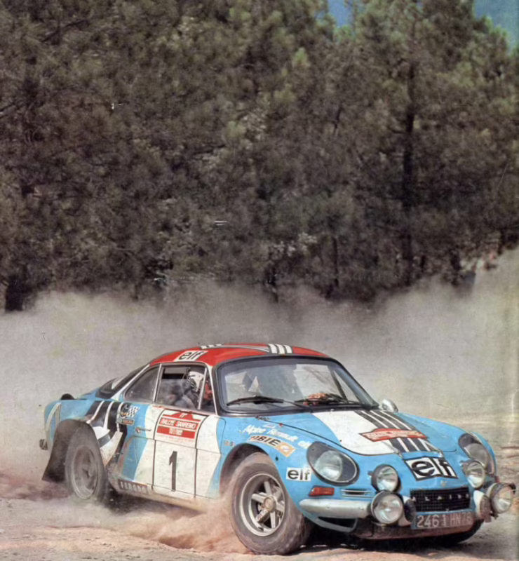 What is the specs of the 1973 Alpine A110?