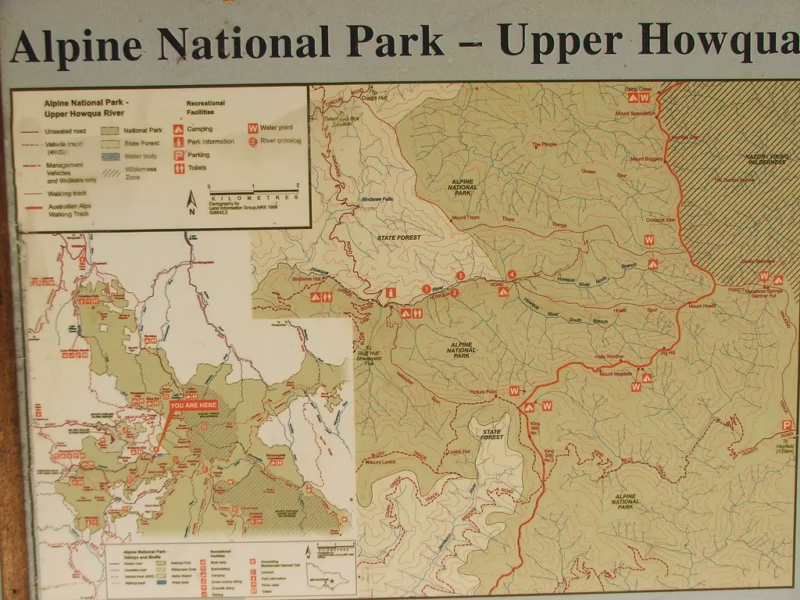 Which National Park is in the alpine zone?