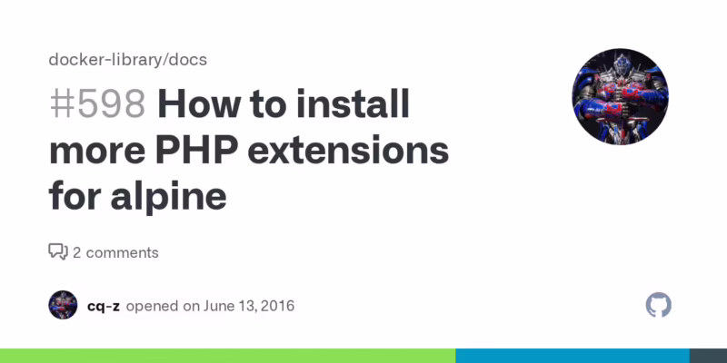 What is the repository for PHP extensions?