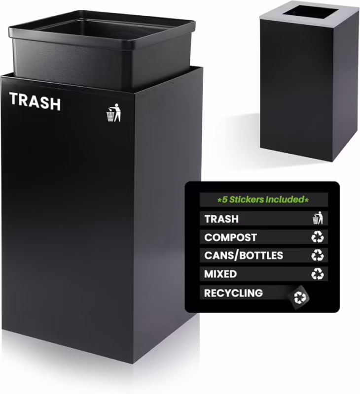 Can I put leaves in the recycle bin?