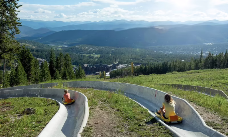How much does it cost to go to the alpine slide in Colorado?