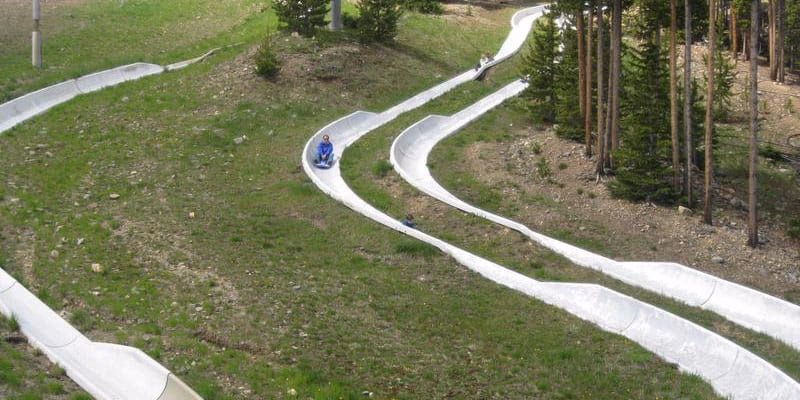 How much does it cost to ride the alpine slide in Breckenridge?