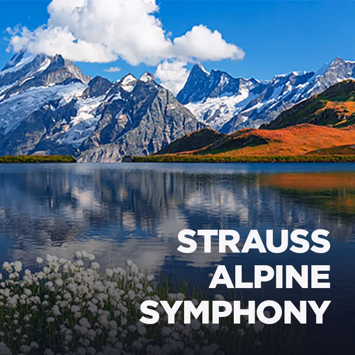How many horns are in Alpine Symphony?