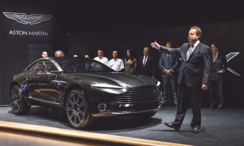 Which celebrities drive Aston Martins?