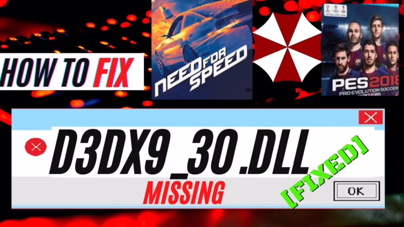 ¿Dónde se copia d3dx9_30?