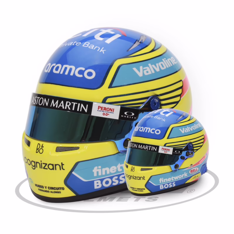 ¿Qué marca de casco usa Alonso?