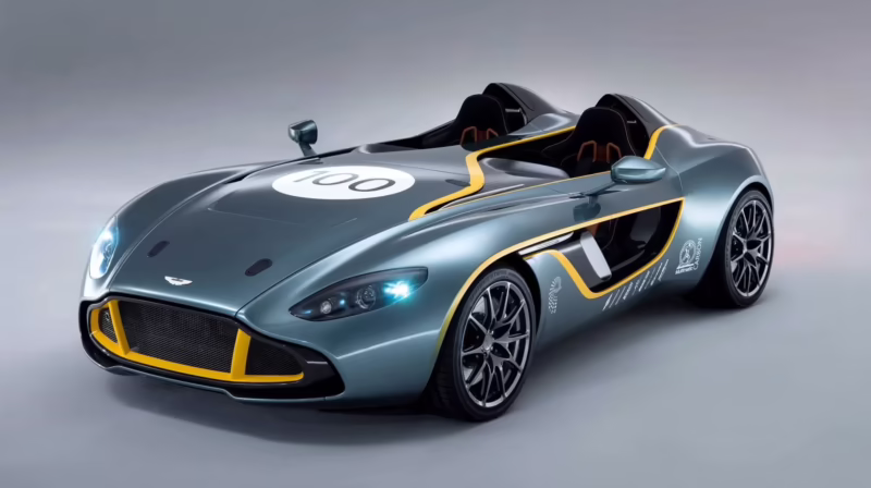 What is the top speed of the Aston Martin cc100 speedster?