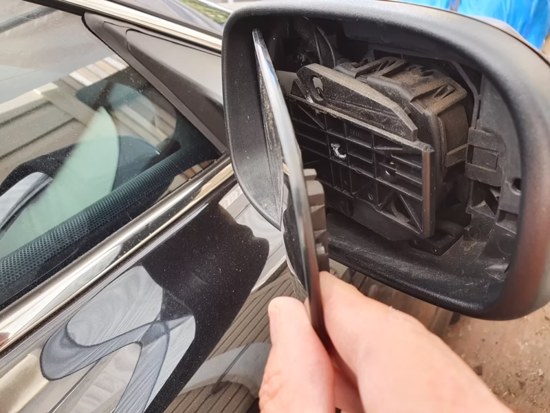 Can you replace side mirror glass yourself?