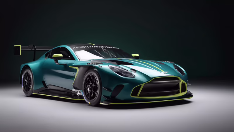 How much horsepower does the Aston Martin Vantage GT3 have?