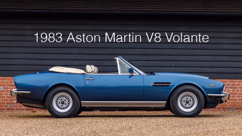 How many Aston Martin V8 Volantes were made?