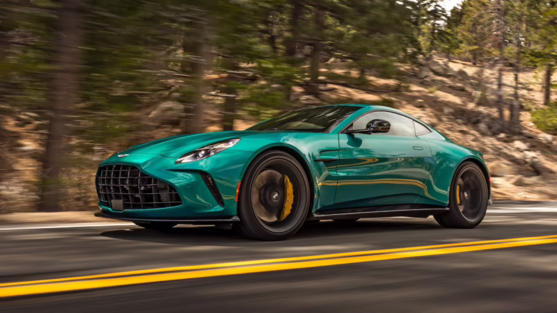 What is the rev limiter on the Aston Martin Vantage?