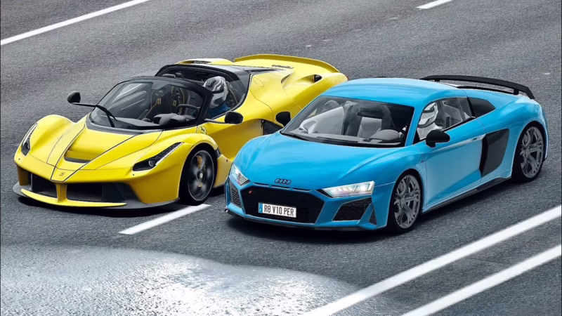 ¿Cuál es el rival del Audi R8?