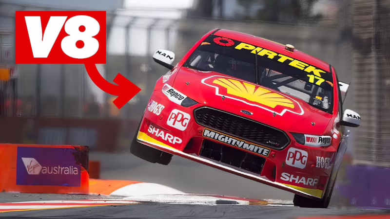 What engines do Australian V8 Supercars use?
