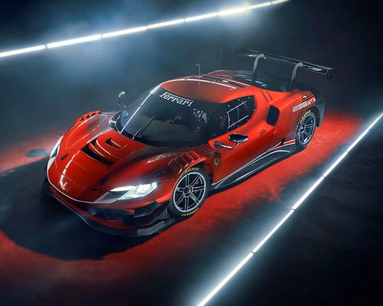 How much horsepower does a Ferrari GT3 have?