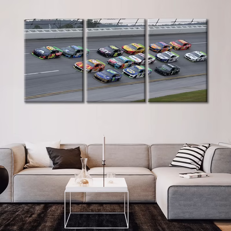 ¿Qué piloto de NASCAR se estrelló contra el muro?