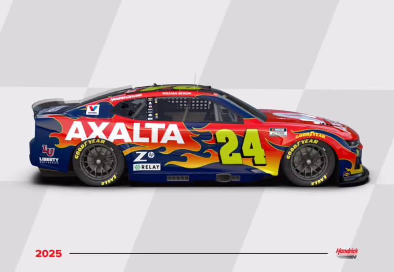Who drives the number 24 car in NASCAR?